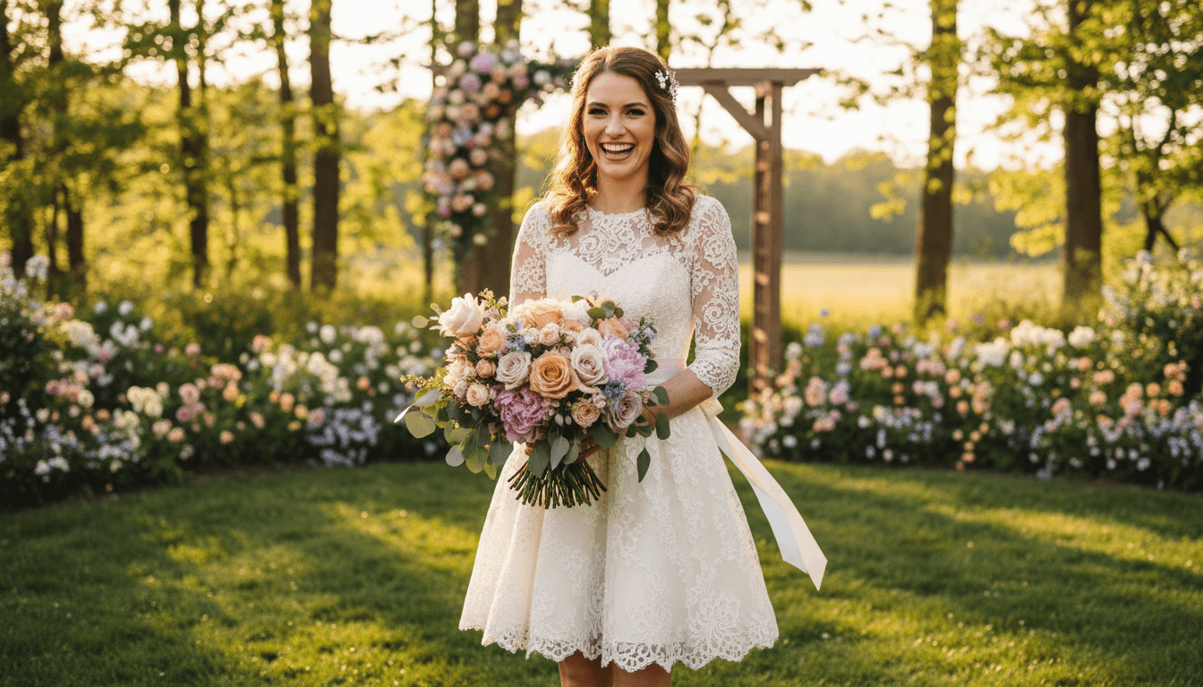découvrez la robe courte idéale pour votre mariage et soyez éblouissante le jour j. trouvez le style parfait qui sublimera votre silhouette pour un moment inoubliable.