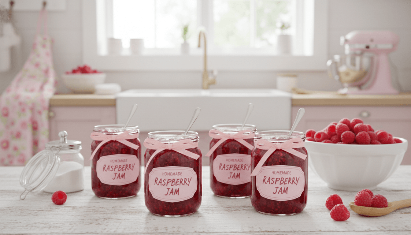 apprenez à préparer une délicieuse confiture de framboises facilement avec votre thermomix grùce à notre recette simple et rapide.