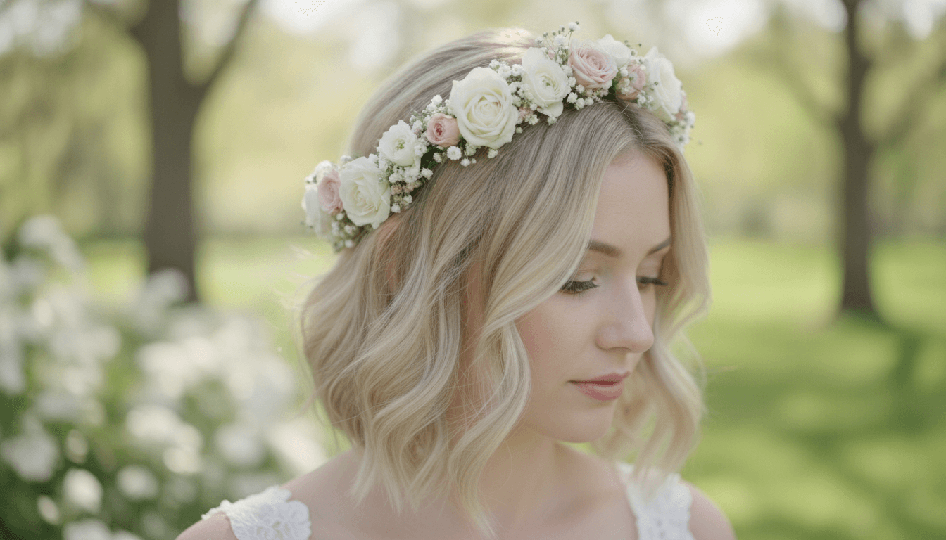 dĂ©couvrez les meilleures coiffures pour cheveux courts afin d'ĂȘtre sublime le jour de votre mariage. inspirez-vous de nos idĂ©es Ă©lĂ©gantes et tendances pour un look parfait le jour j.