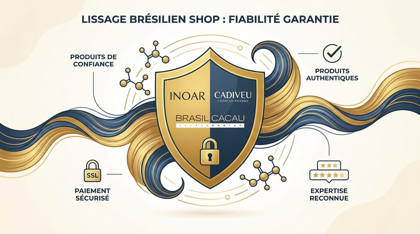 Produits de lissage brésilien authentiques et sécurisés sur Lissage Brésilien Shop