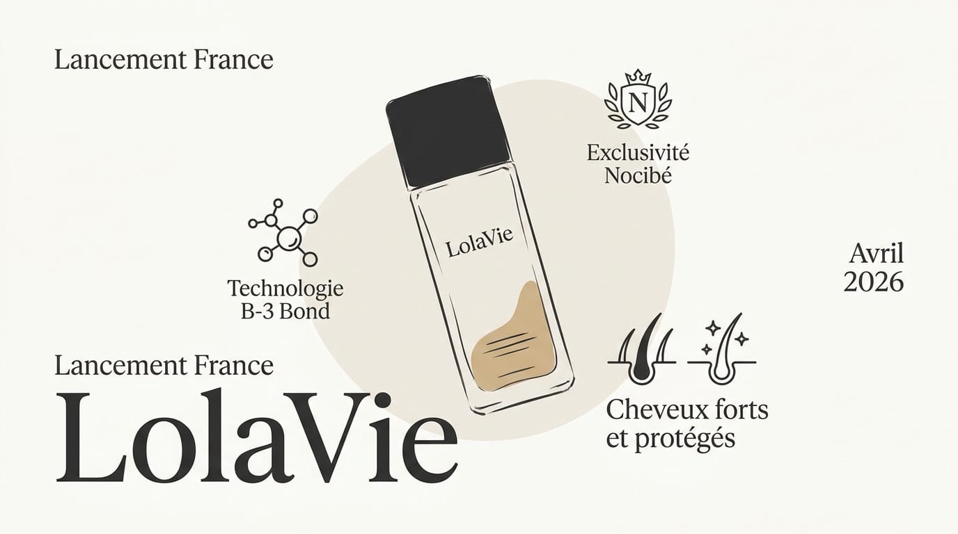 Produits capillaires LolaVie de Jennifer Aniston disponibles chez Nocibé