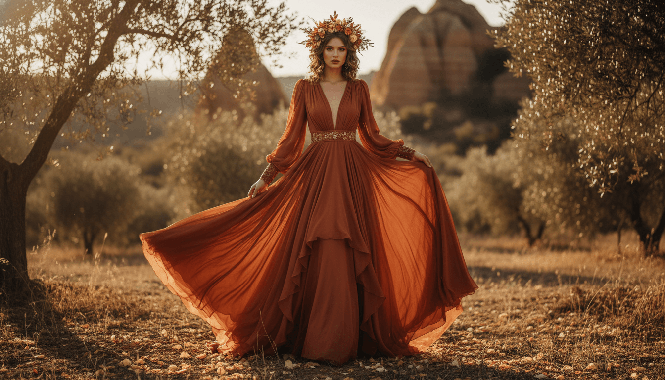 découvrez comment choisir la robe terracotta parfaite pour votre mariage et faites de votre grand jour un moment inoubliable avec une couleur élégante et tendance.