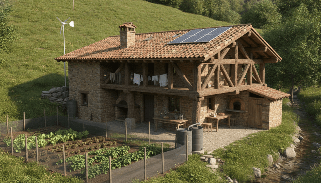découvrez comment mac lesggy vit au pays basque dans une maison étonnamment autonome, fonctionnant sans électricité, alliant écologie et innovation.
